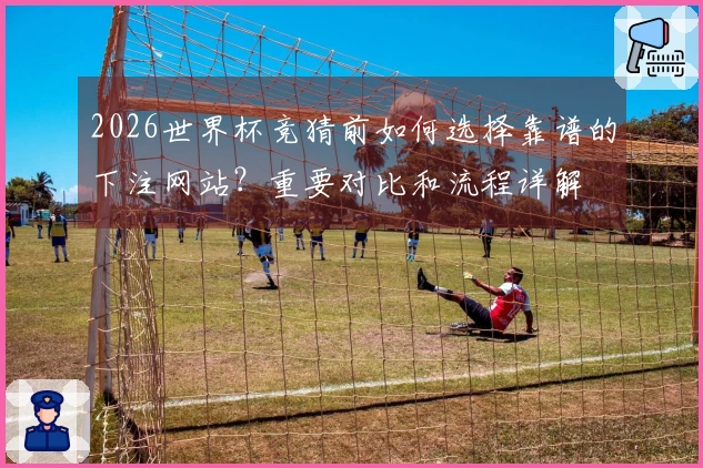 2026世界杯竞猜前如何选择靠谱的下注网站？重要对比和流程详解